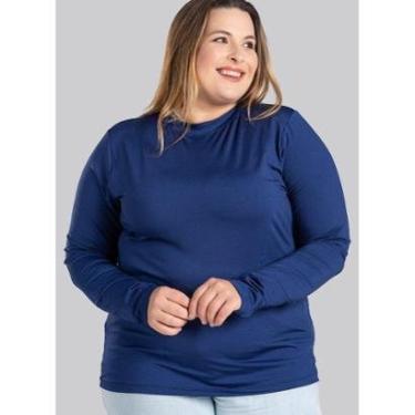 Imagem de Blusa Feminina Manga Longa Plus Size Térmica Peluciada - Serena-Feminino