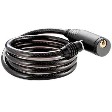 Imagem de Trava Anti Furto Cabo De Aço Cadeado Segurança Bike Espiral 12mm - Sto