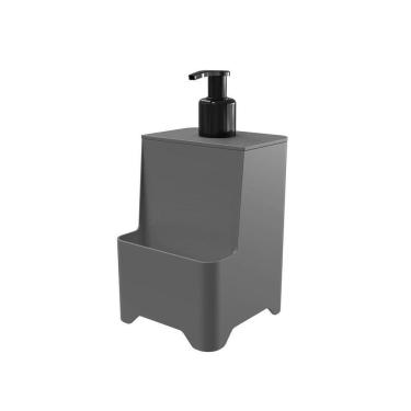 Imagem de Dispenser De Pia Para Detergente E Esponja - Stolf Cinza