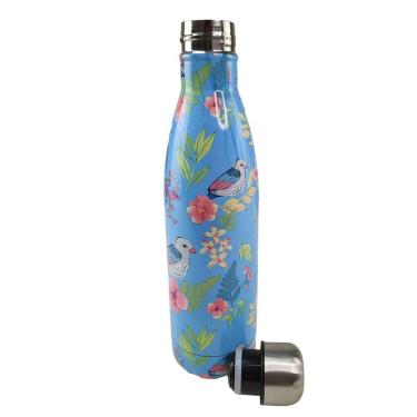 Imagem de Garrafa Termica 500ml Inox Estampa Flores