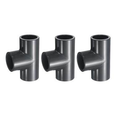 Imagem de HARFINGTON 2 peças de encaixe de PVC 2,5 cm conector de 3 vias para móveis acoplamento de tubo de grau de construção acessórios de cotovelo para esgoto encanamento tubo de drenagem suprimentos de água