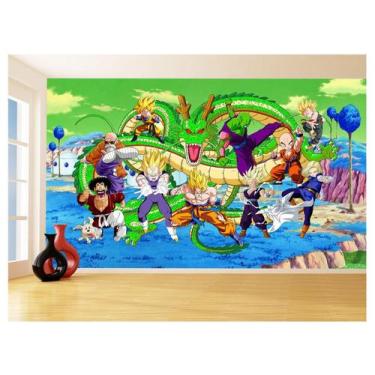 Imagem de Papel De Parede Dragon Ball Goku Vegeta Anime 3,5M Dbz370 - Você Decor