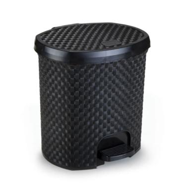 Imagem de Lixeira 6L Rattan Preto Nitron