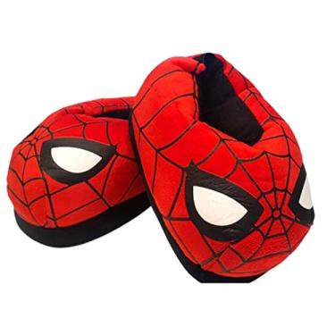 Imagem de Pantufa Infantil Unissex Homem Aranha 3D Original Zona Criativa
