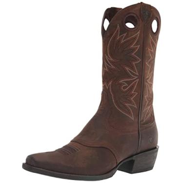 Imagem de Ariat Circuit Striker Western Bota masculina de couro, Gaúcho lubrificado com chocolate, 9.5 Wide
