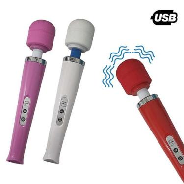 Imagem de Vibrador Varinha Mágica Silicone Usb - Innovaree-Commerce