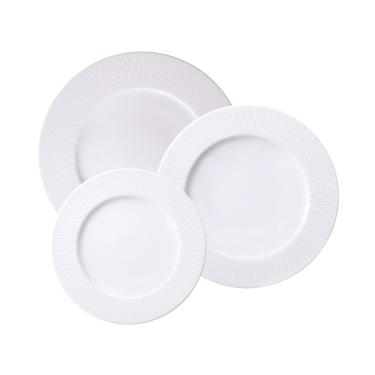 Imagem de Jogo de Pratos Tramontina Santorini em Porcelana Decorada 12 peças