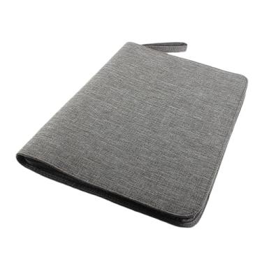 Imagem de KiBcsLic Estojo para caneta tinteiro, em lona, ​​multifuncional e à prova de poeira, ideal para colecionadores. Portátil, com grande capacidade e, Grade Cinza 48