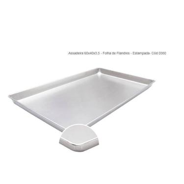 Imagem de Assadeira De Confeiteiro Retangular Imeca 60 X 40