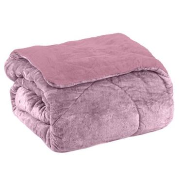 Imagem de Edredom king plush bicolor - uva / lilás - First Class, King, Lilás