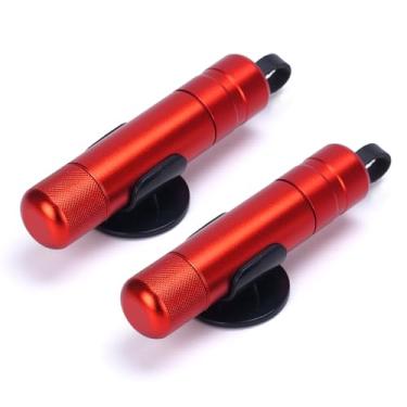 Imagem de LANBOUY Disjuntor de vidro de carro disjuntor de janela de carro e cortador de cinto de segurança, cinto de segurança de resgate de emergência ferramenta de perfuração de emergência martelo de