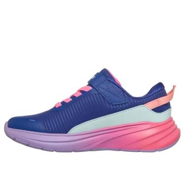 Imagem de Skechers Tênis feminino Wave 92-Imara Lite, Azul marinho/multi, 13 Little Kid