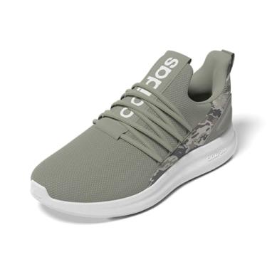 Imagem de adidas Lite Racer Adapt 7.0 Tênis masculino, Pedra prateada/pedrinha prateada/pedrinha prateada, 45