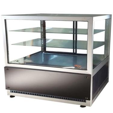 Imagem de DBR1.40 - Balcão Refrigerado para bolos e doces 1,40m Prata - 220V - O