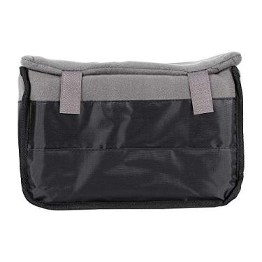 Imagem de Cryfokt Protetor de Lente de Câmera Portátil, Bolsa à Prova de Choque Com Divisória Acolchoada para Lentes Dslr, Fotografia de Viagem