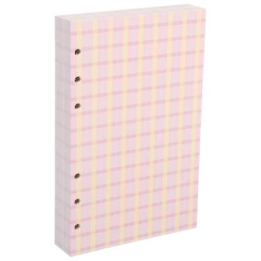 Imagem de PATIKIL A6 Papel de folha solta, 160 folhas de 17 x 10 cm, refil para fichário de papel quadriculado para 6 anéis, agenda, agenda, profissionais, rosa