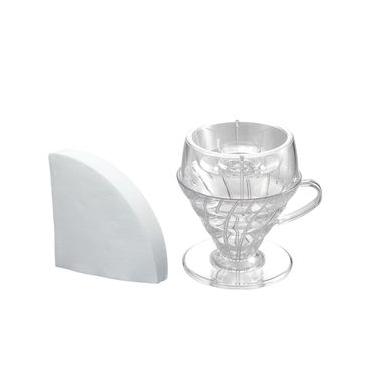 Imagem de Kit Drip Assist com Coador Hario Acrílico Transparente Tamanho 02