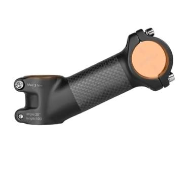 Imagem de Mesa de guidão de 31,8 mm para bicicletas MTB e de estrada, com ângulos de 25/35 graus e distâncias cúbicas de 60/70/80/90/100/110 mm.(25 Degree 100mm)