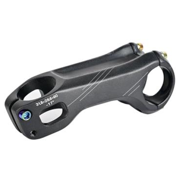 Imagem de Mesa de alumínio para bicicleta de estrada e mountain bike, 17 graus, 70/90 mm, 31,8 x 28,6 mm, para XC, MTB e AM, disponível em 4 cores.(Black 90MM)
