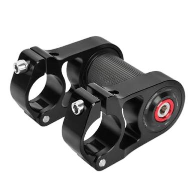 Imagem de Guidão de bicicleta com haste dupla para absorção de impacto, 25,4 mm, mesa dobrável para bicicleta, haste ajustável para ciclismo.