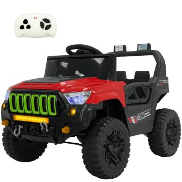 Imagem de Carro Eletrico Bang Toys Jipe Titan XR Vermelho 12V Controle Remoto