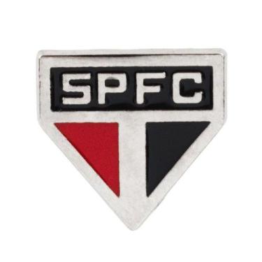 Imagem de Broche Botton Pin Metal Escudo Time 2.3x2cm - São Paulo - Mileno