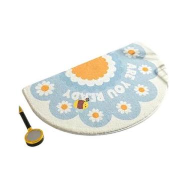 Imagem de Tapetes De Banho Antiderrapantes Com Flores Frescas, Tapete Absorvente