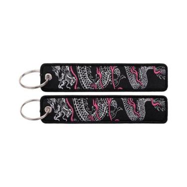 Imagem de Chaveiro Bordado Cool Man Série De Citações Etiquetas Para Chaves De C