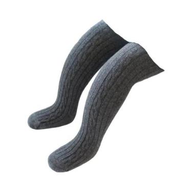Imagem de Meias De Malha Para Meninas Bebês, 0-8 Anos, Algodão Respirável, Meias