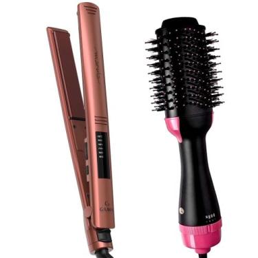 Imagem de Prancha De Cabelo Gama Italy Profissional Cerâmica Ion 450ºf Óleo Maru