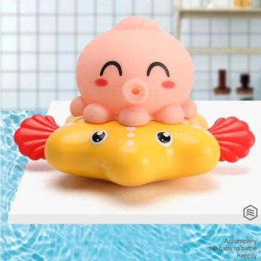 Imagem de 01 Brinquedo de Banho A Corda Amigos Nadadores Bebe Banho Infantil Ban