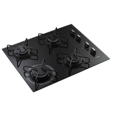 Imagem de Cooktop 4 Bocas a Gás Bivolt Consul Preto