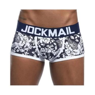 Imagem de Cuecas Boxer Masculinas De Algodão Sexy, Respiráveis E Confortáveis Co