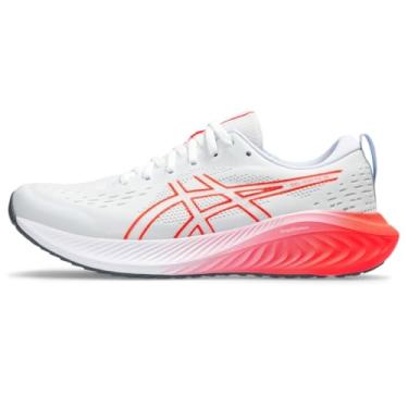 Imagem de ASICS Tênis de Corrida Gel-Excite 10 Feminino, Branco/Vermelho nascer do sol, 6
