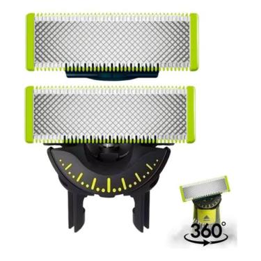 Imagem de 02 Laminas Refil 360 Para Barbeador Oneblade - Replace One