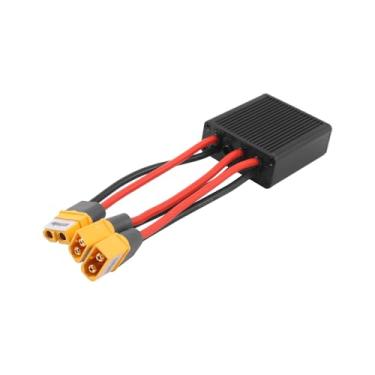 Imagem de Etersec Conversor de descarga de bateria dupla 20A 24V-72V XT60 plugue compatível com motor único E-bike, balanceador de interruptor de módulo paralelo de bateria para motor 250W/350W