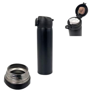 Imagem de Garrafa Isotérmica Tampa Trava Plástica Fosca Bebida 500ml - Home & Mo