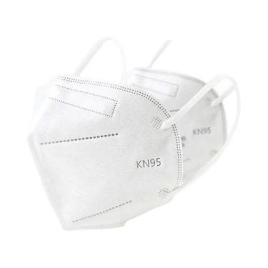 Imagem de Máscara Facial FFP2 KN95 Preta 10-200PCS 5 Camadas Não Tecidas Reutili
