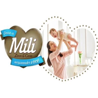 Imagem de Fralda Descartável Mili - Love & Care - Linha Premiun - Tam P  5 Pacotes c/28 (total 140 fraldas)