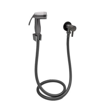 Imagem de Ducha Higiênica Lavatório Chuveirinho Grafite 1/4