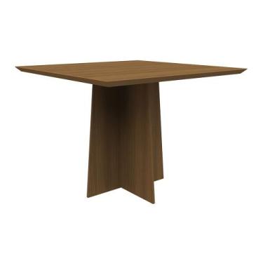 Imagem de Mesa de Jantar Quadrada Tina 100 cm Imbuia - D'Rossi - DROSSI