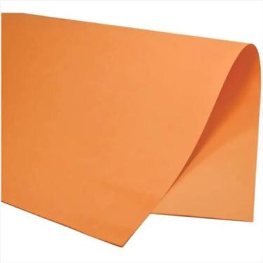 Imagem de Papel dupla face laranja Ridet 48X66cm unidade