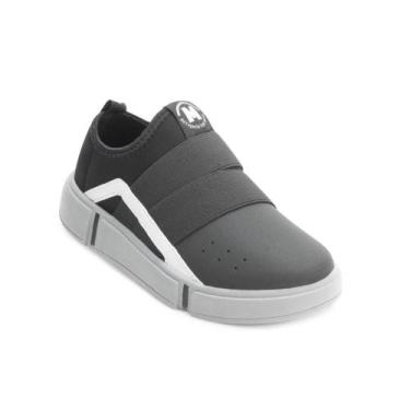 Imagem de Tênis Slip On Molekinho MK23-28382, 36, Preto, Branco