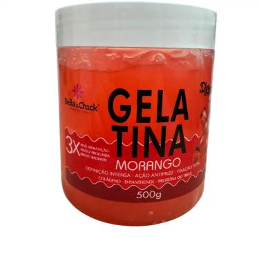 Imagem de Gelatina Bella Chick Dicacho Morango 500G