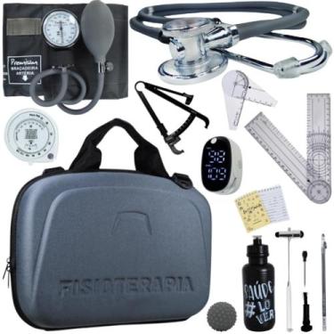 Imagem de Kit Fisioterapia Maleta Goniometro Martelo Buck Completo - Love Saude,