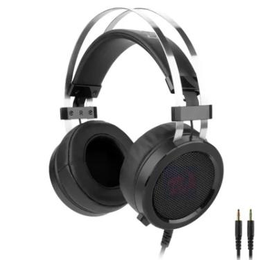 Imagem de Fone Gamer Redragon H901 Scylla, Com Fio, Preto e Prata