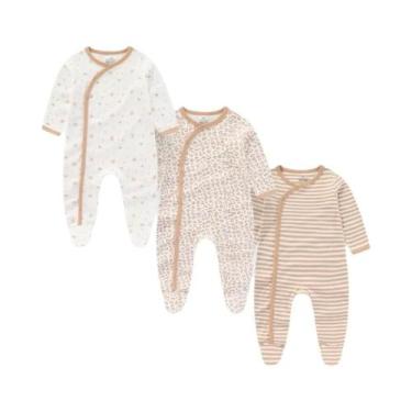 Imagem de Macacão De Manga Longa Para Bebê Menino E Menina 100% Algodão Outono I