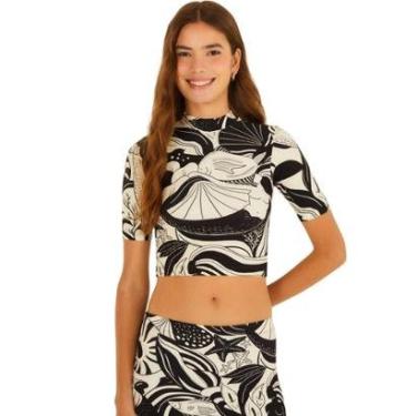 Imagem de Blusa Cropped Farm Rio Festa de Mar-Feminino