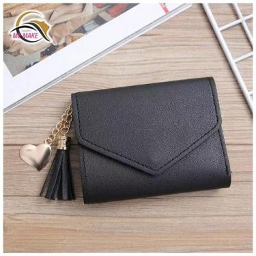 Imagem de Carteira Feminina Com Franjas/Bolsa Porta-Cartões/Bolsa De Mão/Porta-C