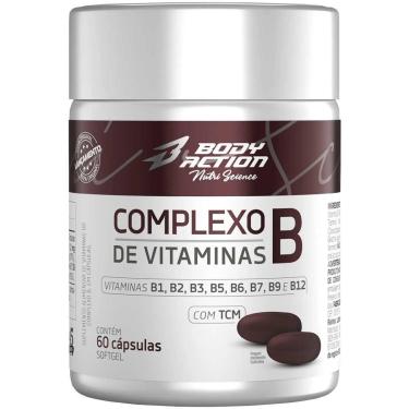 Imagem de Complexo B Vitaminas do Complexo B c/ 60 Cápsulas Bodyaction-Unissex